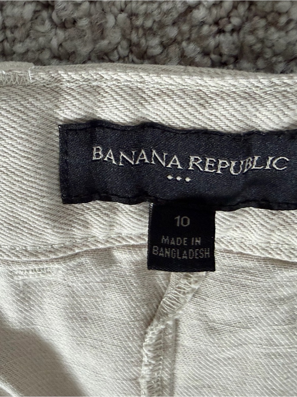 Banana Republic Cream Barrel Cargo Pants - Utility Style- Women’s size 10 - Picture 7 of 7
